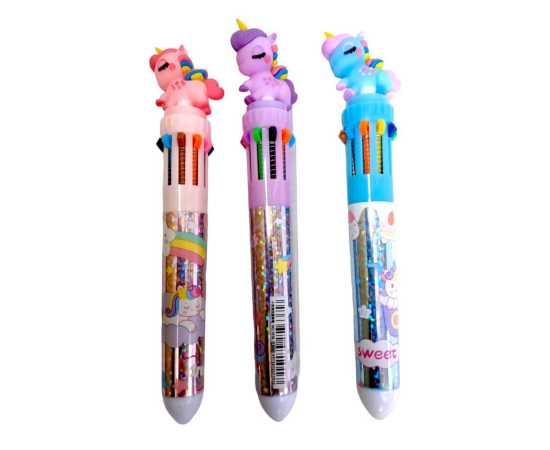 Cute Multicolored Ballpoint For Kids - 1 Piece