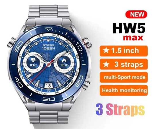 HW5 MAX Bluetooth Call Smartwatch For Men