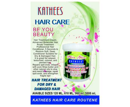 Kathees Hair Treatment Cream For Dry & Damaged Hair - 960ml