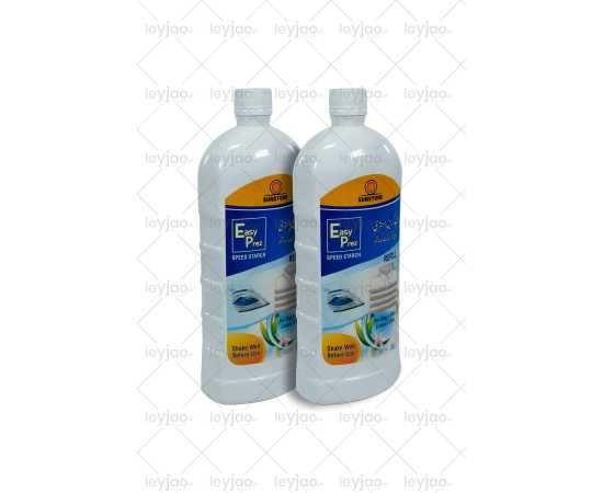 EasyPrez Speed Ironing Starch Spray - Double Pack (2 x 1000ml Refill)