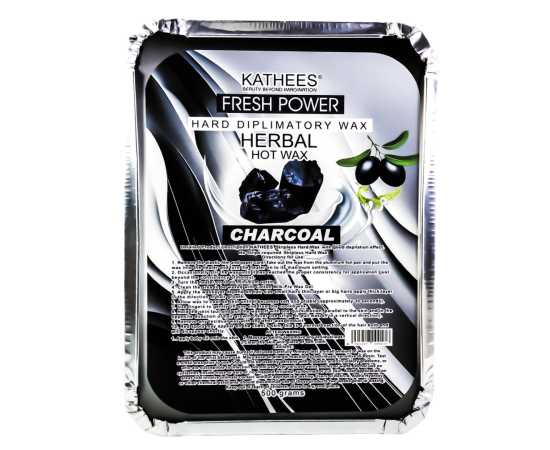 HARD  DIPLIMATORY CHARCOAL HOT WAX 500 grams