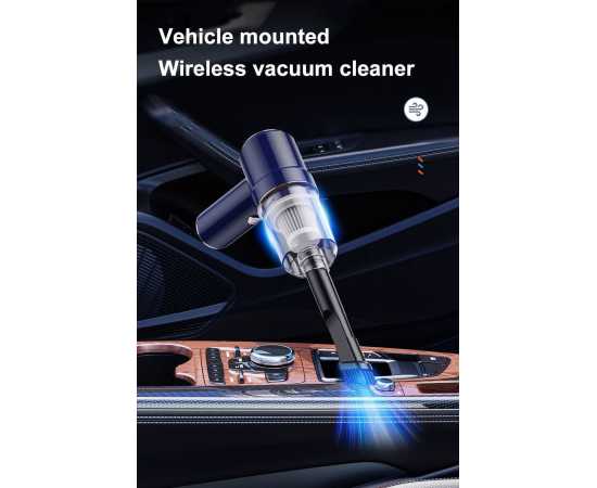 High Suction 2 In 1 Car Vacuum Cleaner With Wireless Charging