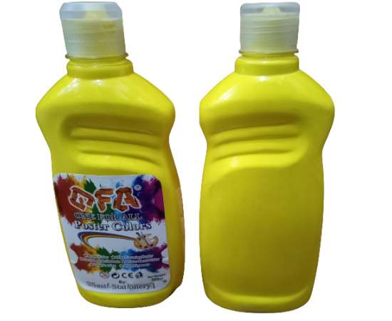OFA 500 Ml Poster Color Bottle - Yellow OFA 500 Ml Poster Color Bottle - Yellow
