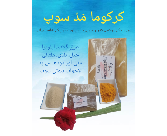 Asad's Curcuma Mud Soap - 1 Piece
