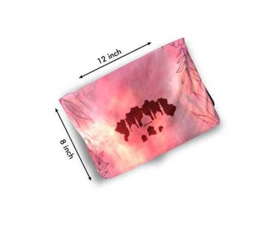 Zamzam Zarqun Pink Pearl Quran Pak  Cover - 1 Piece