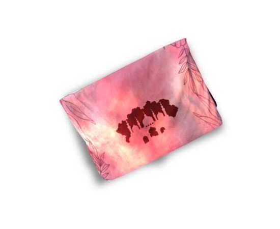 Zamzam Zarqun Pink Pearl Quran Pak  Cover - 1 Piece