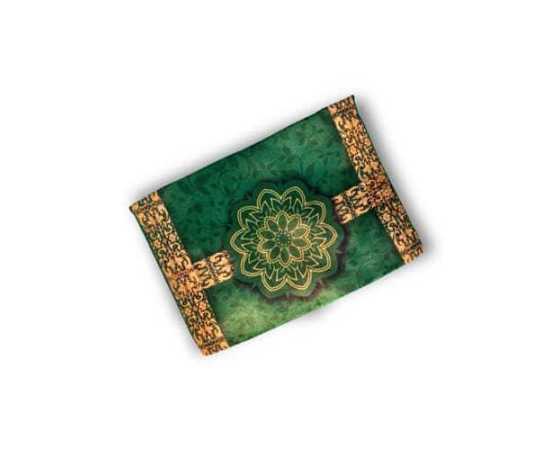 Zamzam Zarqun Green Lentreen Quran Pak Cover - 1 Piece