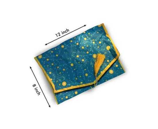 Zamzam Zarqun Green Blooms Quran Pak Cover - 1 Piece