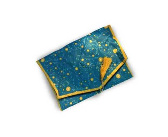 Zamzam Zarqun Green Blooms Quran Pak Cover - 1 Piece