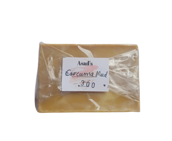 Asad's Curcuma Mud Soap For Bath - 1 Piece