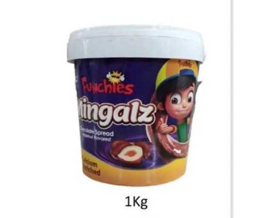 Mingalz Chocolate Spread Hazelnut Flavored 1kg Bucket