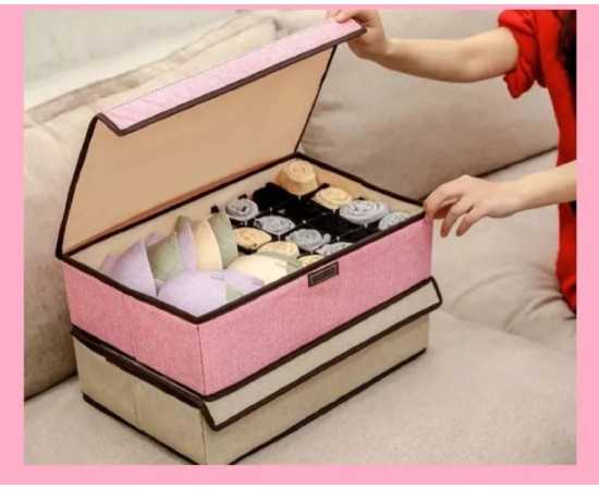 17 Grid Underwear & Socks Clothes Organizer - 1 Piece