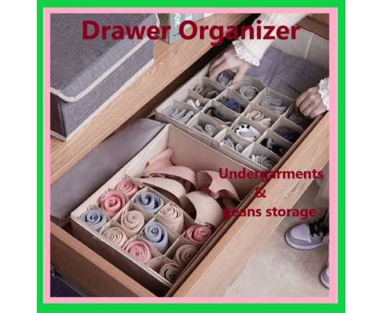 17 Grid Underwear & Socks Clothes Organizer - 1 Piece