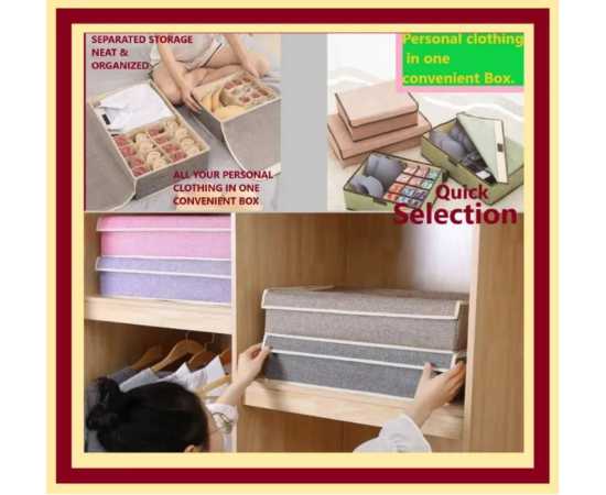 17 Grid Underwear & Socks Clothes Organizer - 1 Piece