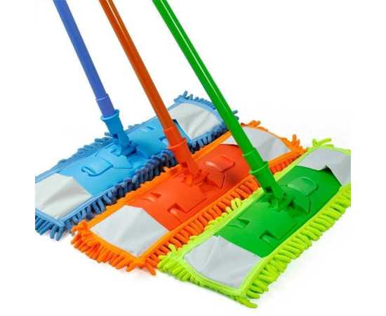 Telescopic Microfiber Floor Mop Wiper