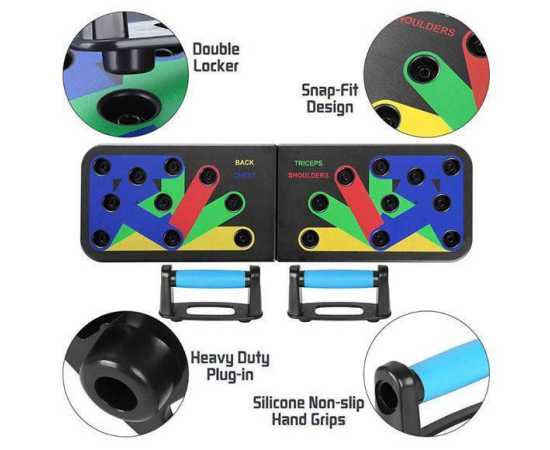 9 in 1 Exercise Push Up Rack Board Kit