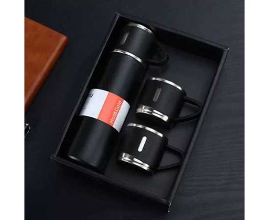 Vacuum Flask Stainless Steel Drinking Thermos Set - 500ml