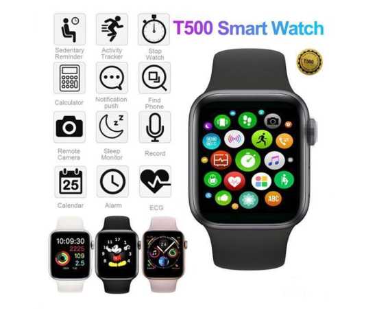 T500 BLUETOOTH SMART WATCH FOR MEN AND WOMEN WITH FREE SILICON BAND T500 BLUETOOTH SMART WATCH FOR MEN AND WOMEN WITH FREE SILICON BAND