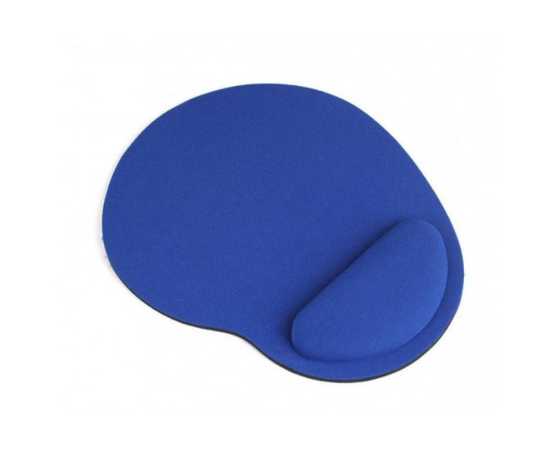 Mouse Pad with Gel Wrist Support - Blue