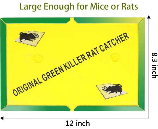 Large Mouse Rat Glue Trap Rat Book with FREE Gloves