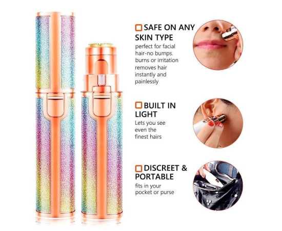 2 in 1 Rechargeable Flawless eyebrow trimmer