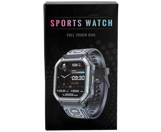 Saga Military Sports Smart Watch With 1.8 Inch Display For Men & Women