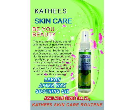 Kathees Lemon After Wax Soothing Oil - 100ml