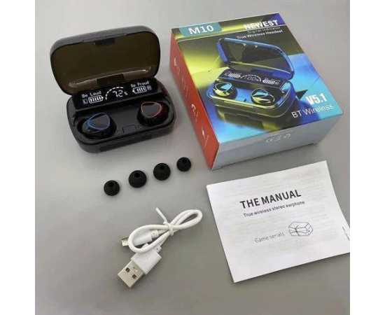 M10 Digital Display Wireless Bluetooth Earbuds