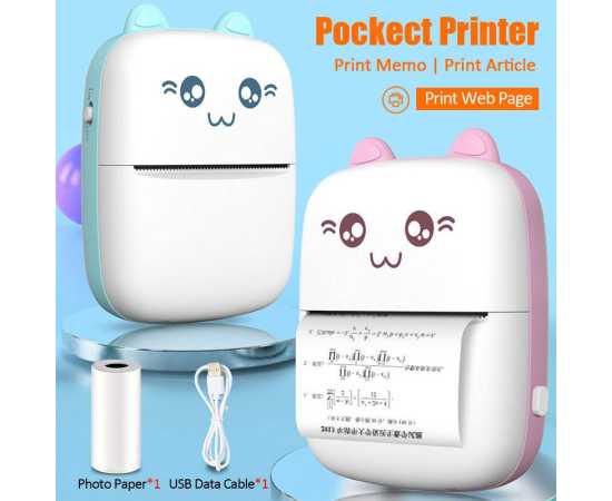 Mini Bluetooth Inkless Printer
