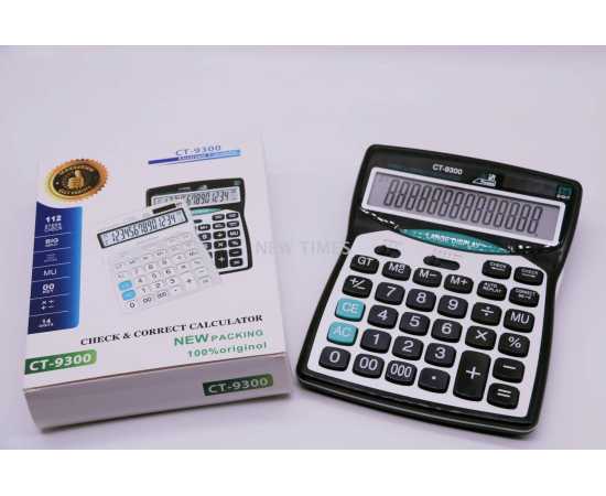 CT-9300 14 Digit Desktop Solar Dual Power Calculator