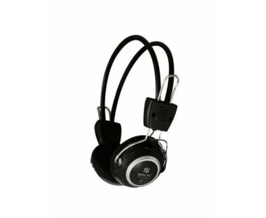 SLR-301MV Comfortable SOLIC Black Wired Headphone