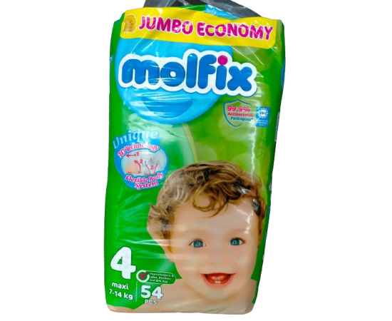 Molfix Diaper 4 Maxi  7-14kg  (54 Pieces)