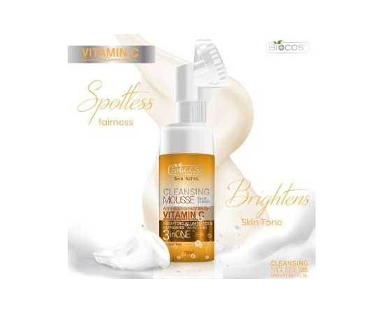 Biocos Cleansing Mousse Face Wash Vitamin C - 120ml