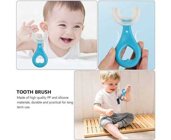 Set of 2 U-Shaped Children's Toothbrush