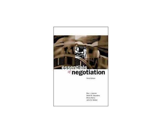 Essentials Of Negotiation 3/E (PB)