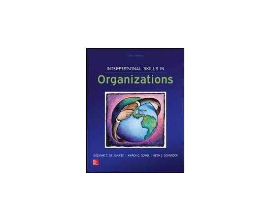 Interpersonal Skills In Organizations 5/E (PB)