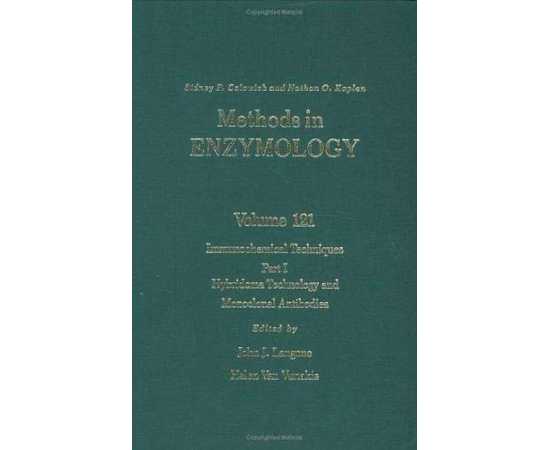 Methods In Enyzmology Vol 121 Immunochemical Techniques Part-I Hybridoma Technology And Monoclonal Antibodies (HB)