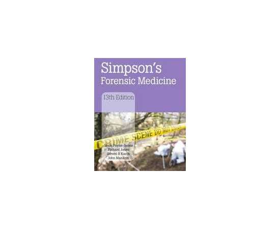 Simpson's Forensic Medicine 13/E (HB)