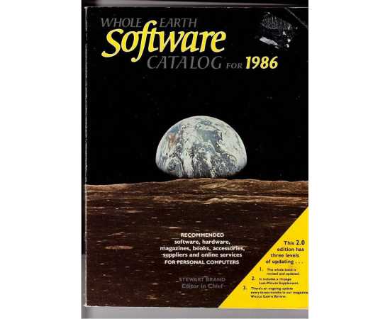 Whole Earth Software Catalog For 1986 (PB)