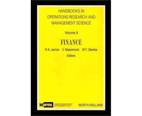 Handbooks In Operations Research & Management Science Finance Vol 9 (HB)