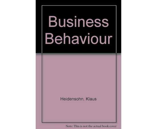 Business Behaviour: An Economic Approach (HB)
