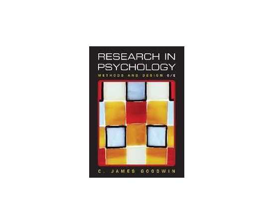 Research In Psychology Methods And Design 6/E (HB)