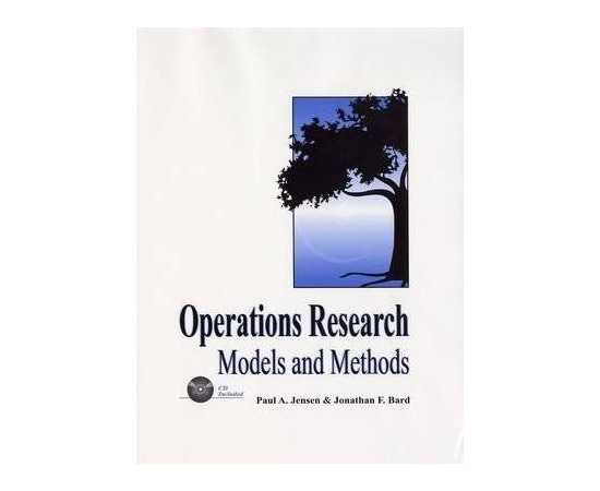 Operations Research Models And Methods (PB)