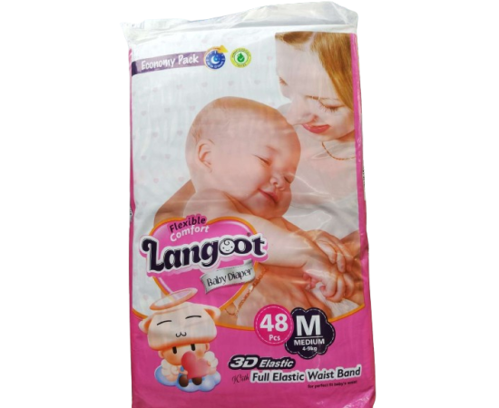 Diaper Langot Medium 48Pcs
