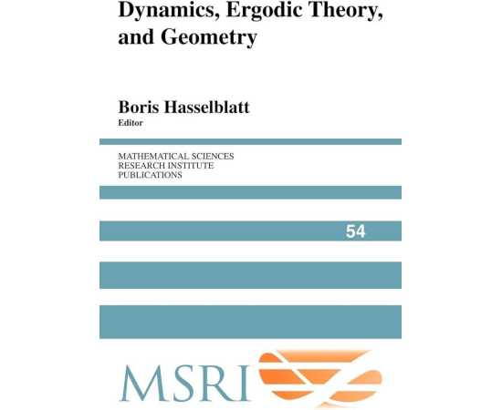 Dynamics Ergodic Theory And Geometry (HB)