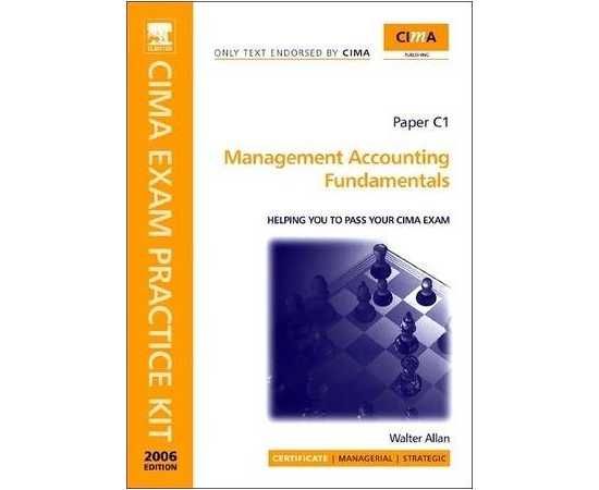 Cima Exam Practice Kit Paper C1 Management Accounting Fundamentals (PB)