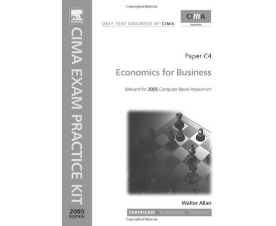 Cima Exam Practice Kit Paper C4 Economics For Business (PB)