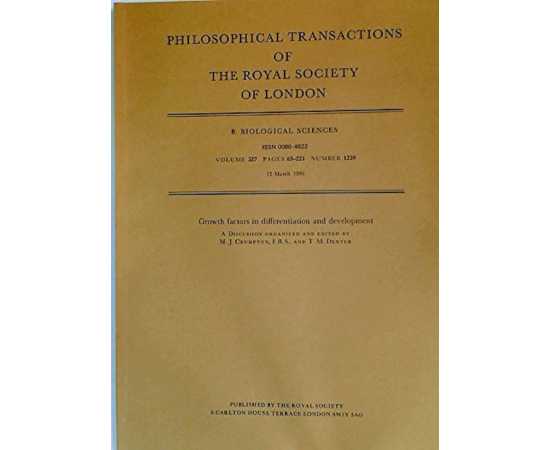 Growth Factors In Differentiation Development (HB)