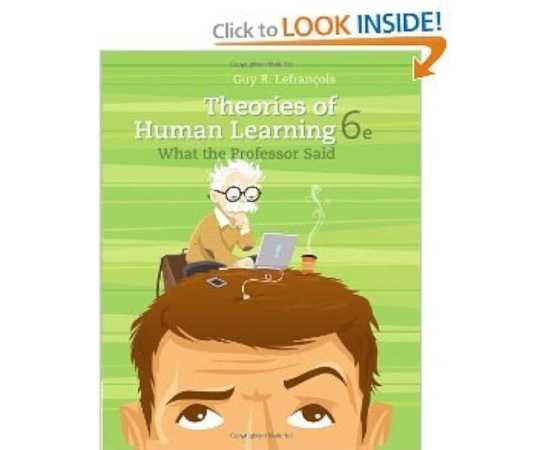 Theories Of Human Learning 6/E (HB)