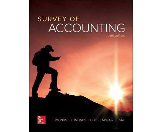 Survey Of Accounting 5/E (HB)